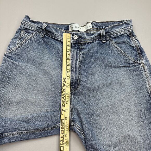 Vintage Arizona Jeans Shorts Mens 34 Denim Carpenter Baggy Relaxed Skate Y2K - Picture 2 of 11